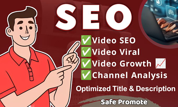 Gig Preview - Do organic promote youtube video and SEO , organic grow