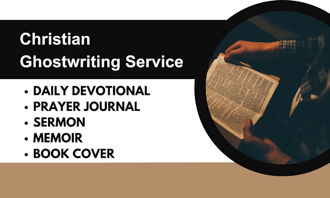 Gig Preview - Ghostwrite christian ebook daily devotional, prayer journal, ebook writer kdp