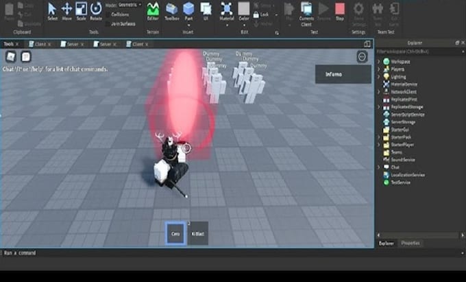 Gig Preview - Do roblox game, npc ai, pathfinding system, custom roblox script, system, roblox