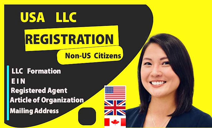 Gig Preview - Do US llc registration with ein for non US citizens