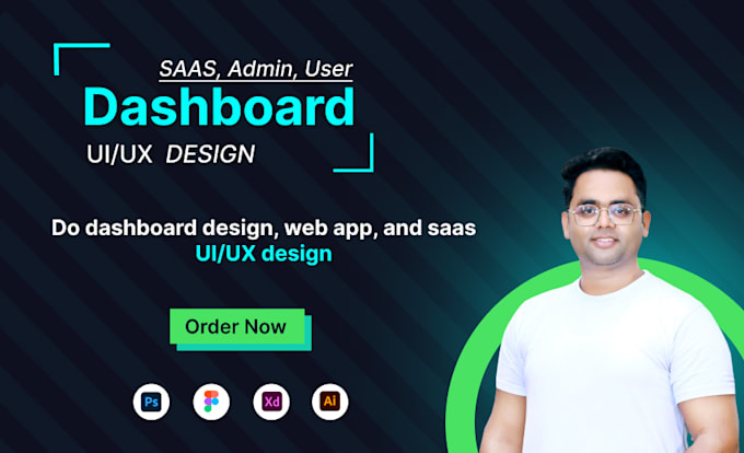 Bestseller - do custom dashboard design, web app, and saas uiux design