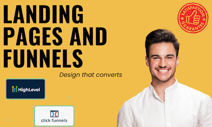 Gig Preview - Create converting landing pages and funnels that 7x ROI