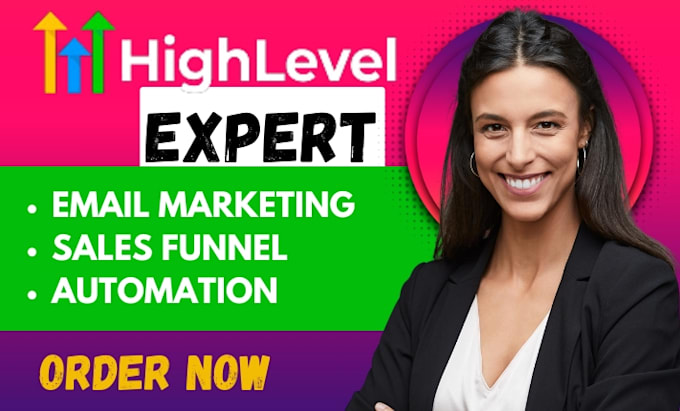 Gig Preview - Gohighlevel email marketing gohighlevel sales funnel CRM gohighlevel automation