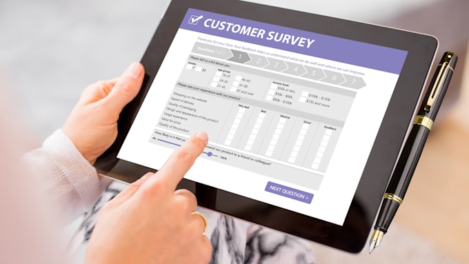 Gig Preview - Create online form using jotform typeform online survey monkey fillable