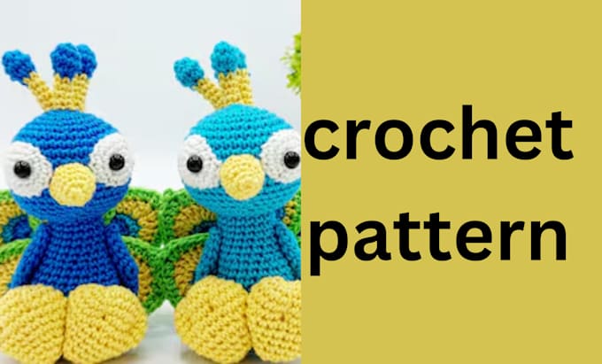 Gig Preview - Write amigurumi crochet pattern with step by step photo and video tutorial, esty