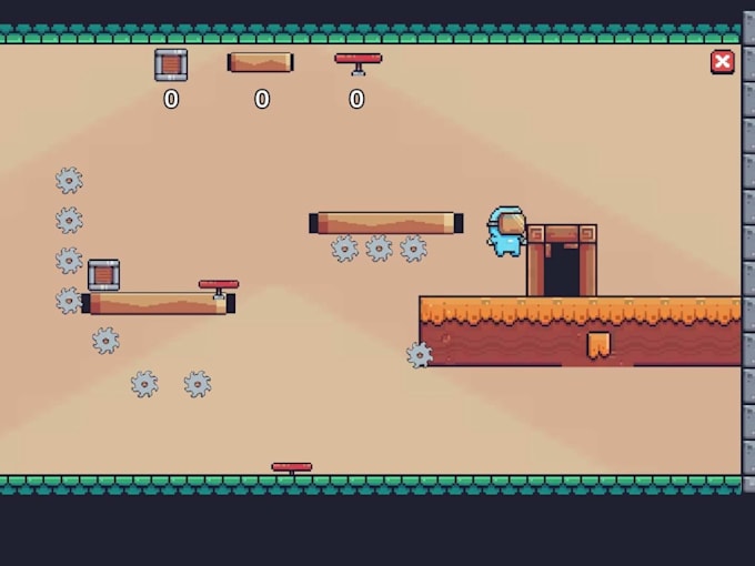 Gig Preview - Develop 2d unity pixel art web game