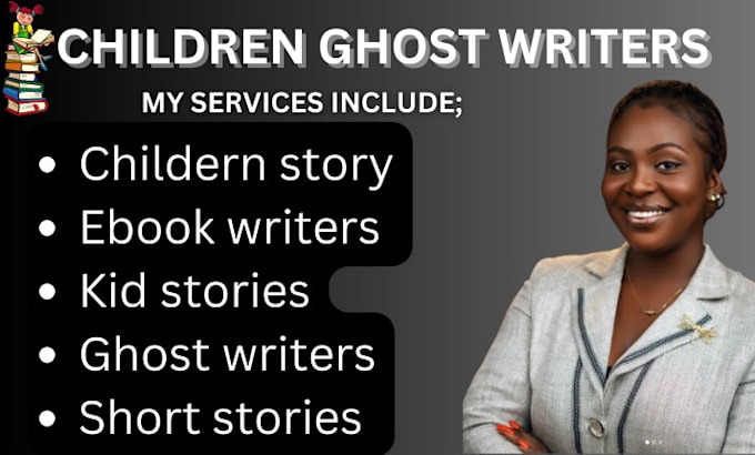 Gig Preview - Write children ebook stories, ghost book writer