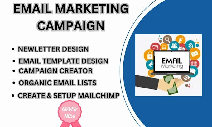 Gig Preview - Design and set up your email marketing campaign