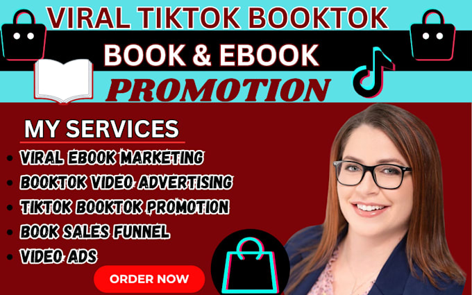 Gig Preview - Viral tiktok booktok promotion booktok books rank book kdp ads ebook marketing