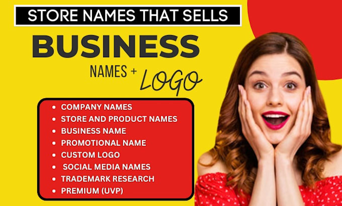 Gig Preview - Come up with creative business name, brand and company names