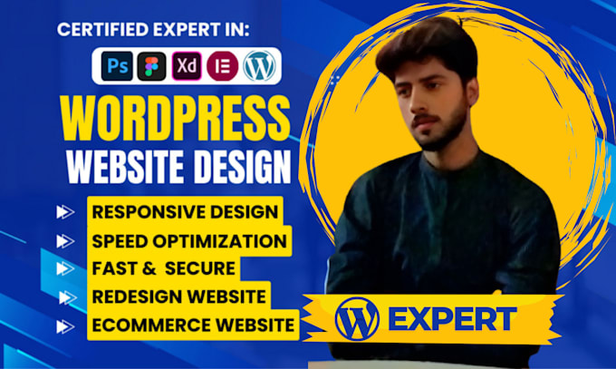 Gig Preview - Do wordpress website development or design, redesign wordpress website you like