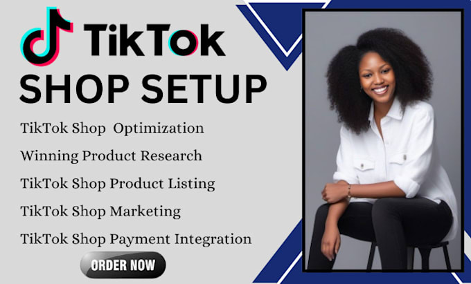 Gig Preview - Set up tiktok shop tiktok ads manager tiktok product listing