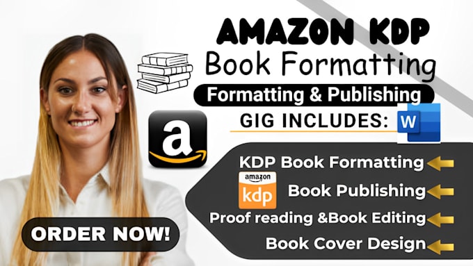 Gig Preview - Do balanced amazon kdp book formatting for nonfiction ebooks, children book