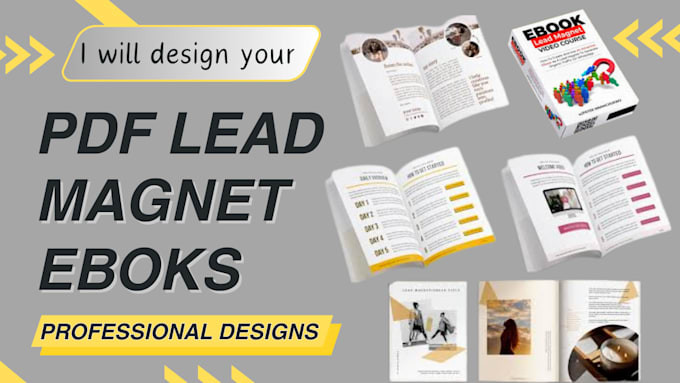 Gig Preview - Design branded pdf lead magnet workbook design pdf document ebook layout