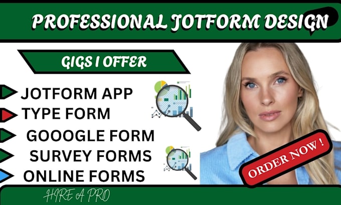 Bestseller - create responsive jotform type form google form online form survey cognito form