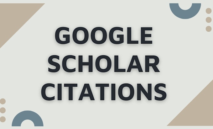 Gig Preview - Increase google scholar citation h index and backdated