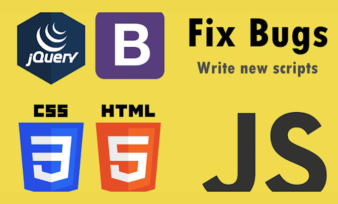 Gig Preview - Create, fix, debug custom javascript for your website or app