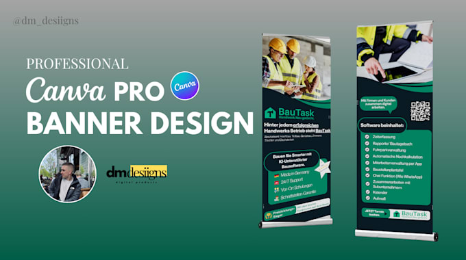 Gig Preview - Design the perfect roll up and web banner for your company