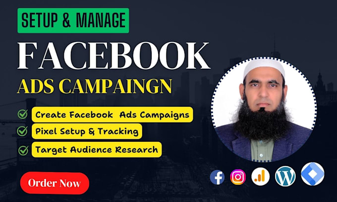 Gig Preview - Create and manage facebook ads campaigns for sales and leads