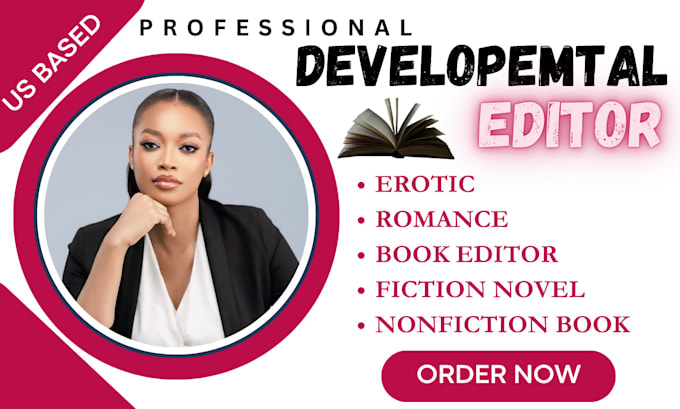 Gig Preview - Copy edit, format, developmental book editor your fiction or nonfiction ebook