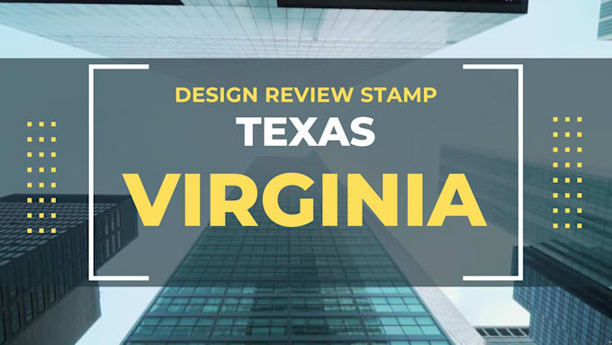 Gig Preview - Review stamp as licensed civil and structural engineer in texas and virginia