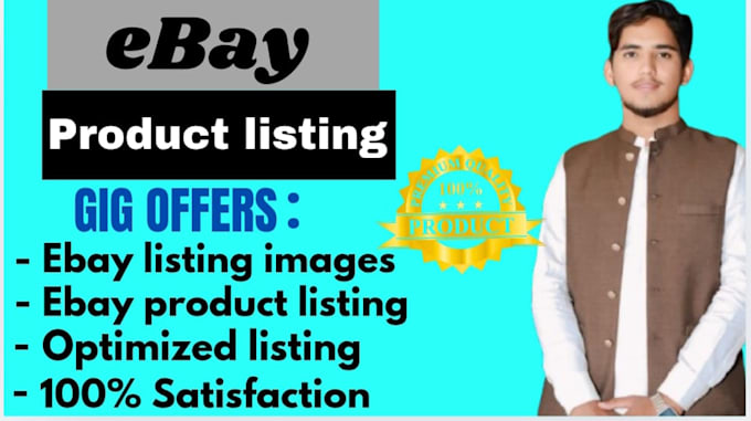 Bestseller - design professional product listing on ebay with images