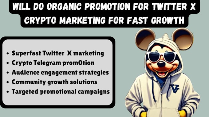 Gig Preview - Do organic promotion for twitter x crypto marketing  fast growth