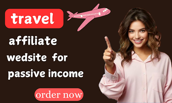 Gig Preview - Build automated travel affiliate website for passive income