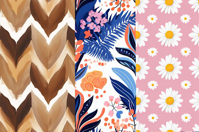 Gig Preview - Make seamless pattern design for fabric or wallpaper