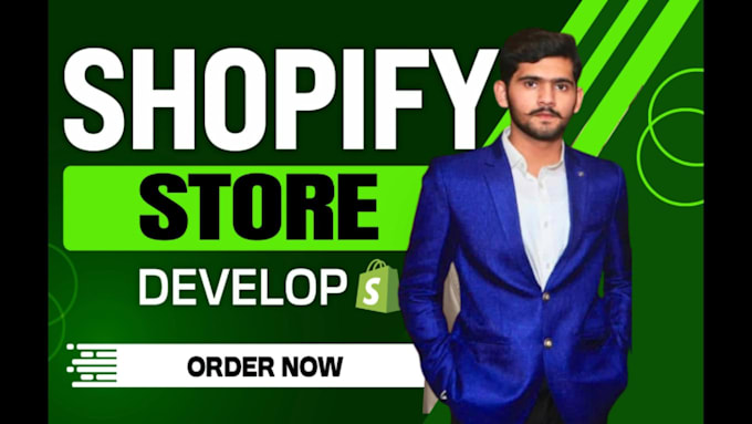 Gig Preview - Design and redesign shopify dropshipping store and manage