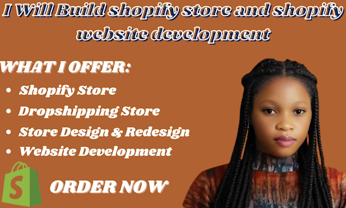 Gig Preview - Build shopify store, dropshipping website and shopify website development