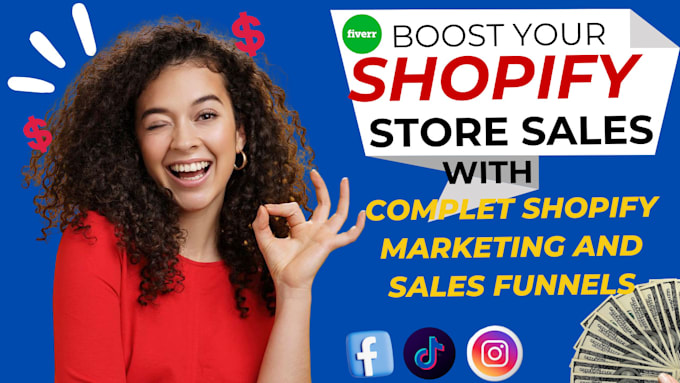 Bestseller - boost shopify sales with complete shopify marketing sales funnel ig facebook ads