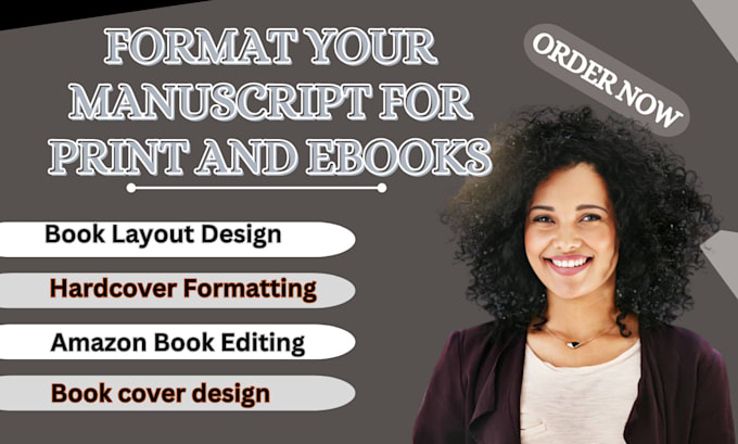 Bestseller - format your manuscript editing hardcover softcover for amazon KDP ebook or print