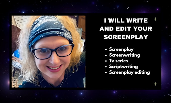 Gig Preview - Be your screenwriter for screenplay movie script feature film novel adaptation