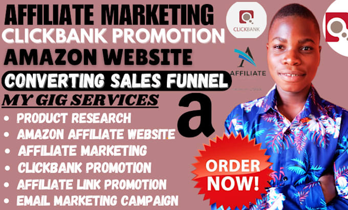 Gig Preview - Promote clickbank affiliate marketing clickfunnels sales funnel