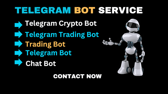 Gig Preview - Develop telegram bot, telegram trading bot, crypto bot