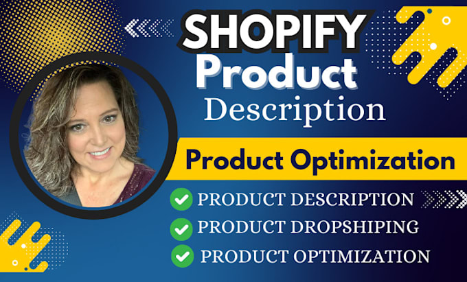 Gig Preview - Write high converting shopify product description for your ecommerce success