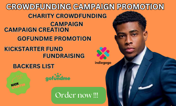 Gig Preview - Professionally promote your crowdfunding campaign to reach your funding goals