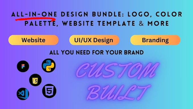 Gig Preview - Create all in one design bundle for your brand