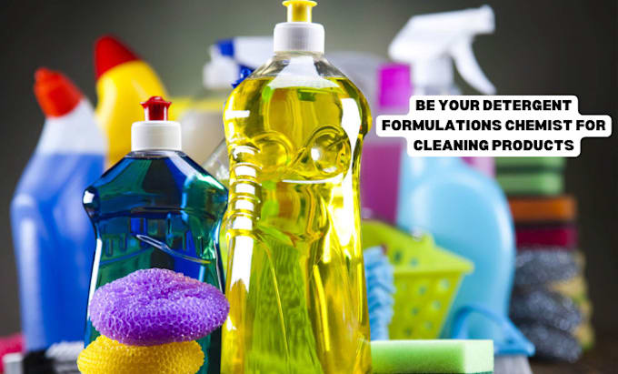 Gig Preview - Be your detergent formulations chemist for cleaning products