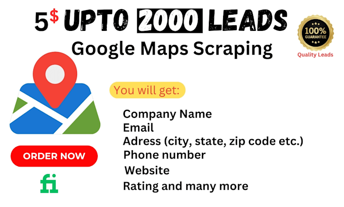 Gig Preview - Do google map scraping services for business leads and data extraction