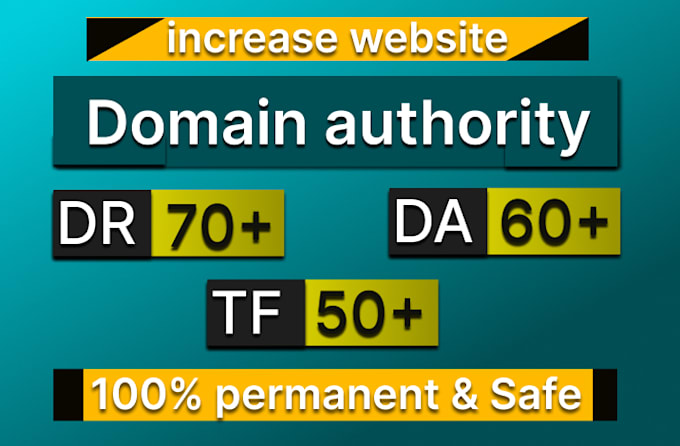 Bestseller - increase domain rating ahrefs dr domain authority moz da with seo backlinks