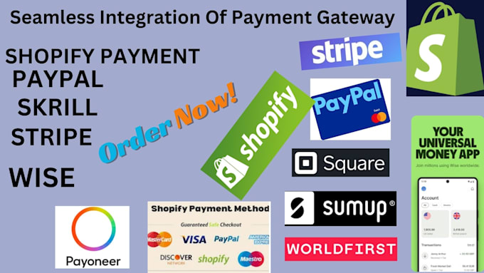 Gig Preview - Shopify payment, paypal, stripe, or any payment gateway