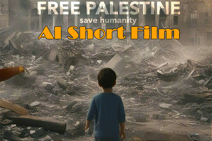 Gig Preview - Ai short film 3d film ai illustration 4 children ai movie trailer ai animation