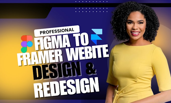 Gig Preview - Build responsive framer website design, convert figma to framer website