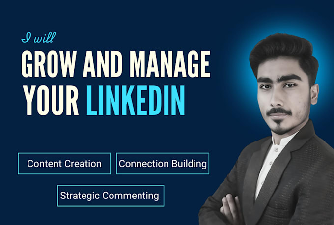 Gig Preview - Be your expert linkedin manager and content creator