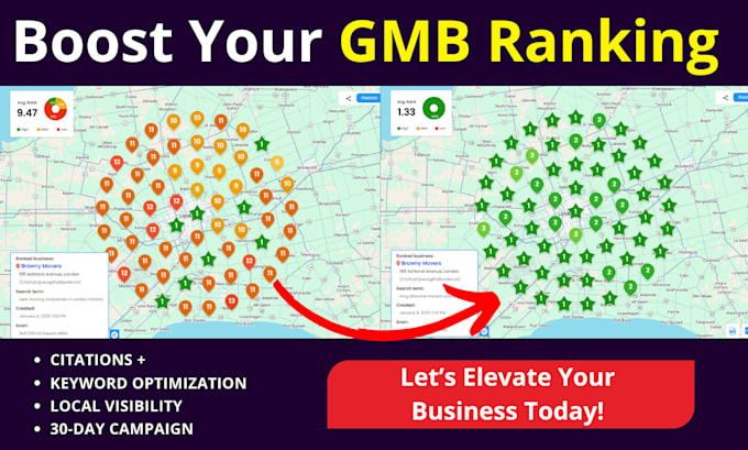 Gig Preview - Boost your google maps ranking with local optimization and citations