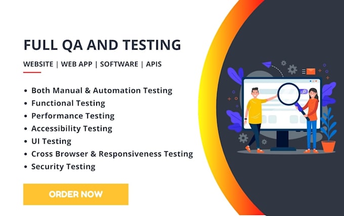 Gig Preview - Do full QA testing of your web application, website, and software