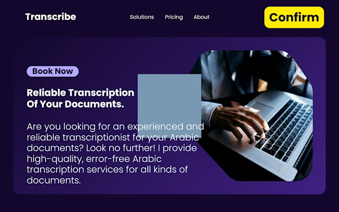 Gig Preview - Transcribe all types of documents in arabic or english