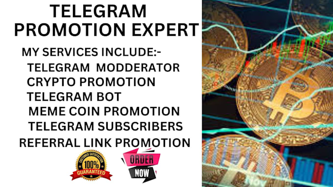 Gig Preview - Do telegram promotion crypto promotion channel or group with active subscriber